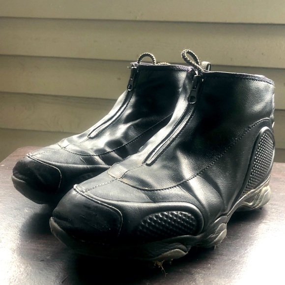 Footjoy Hydrolite 50018 20A Men’s Black Leather Spiked Golf Boots Size 7.5M - Picture 1 of 11